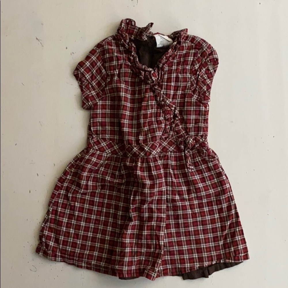 Crazy 8 Plaid Short Sleeve Dress